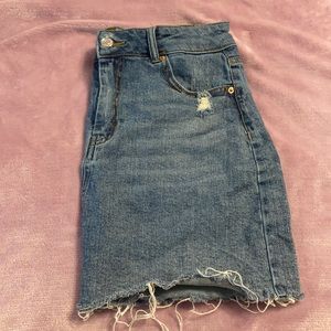 Wild fable Jean skirt
